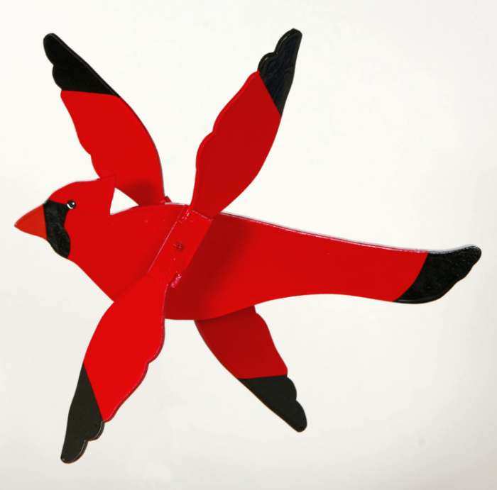 Classic Whirligig Spinner Cardinal
