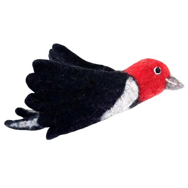 Wild Woolies Ornament Woodpecker