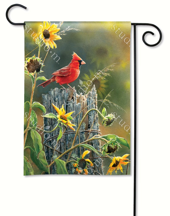Breeze Art Cardinal View Garden Flag