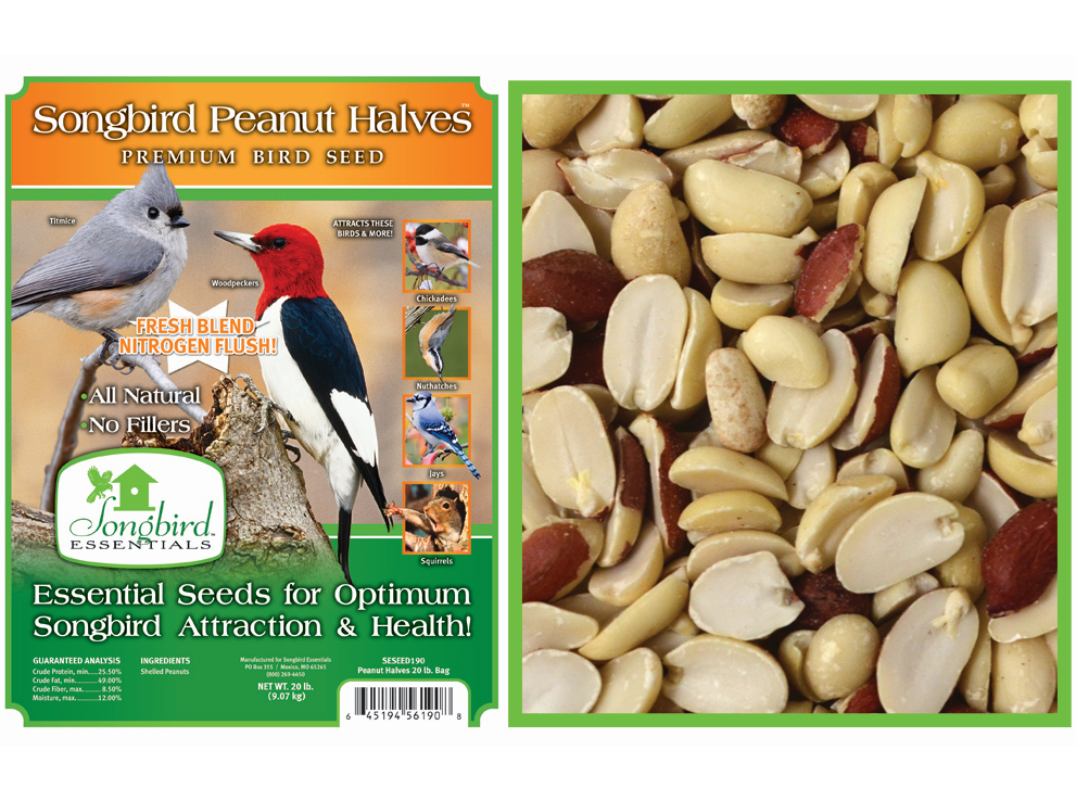 Songbird Peanut Halves 20#