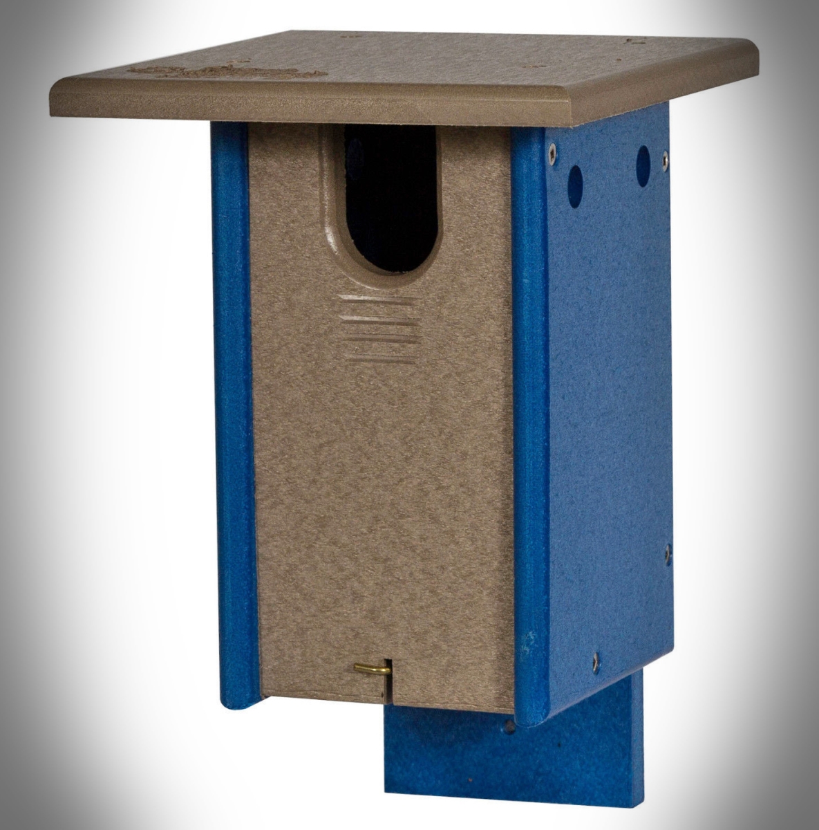 Amish Recycled Poly Sparrow Resistant Bluebird Box