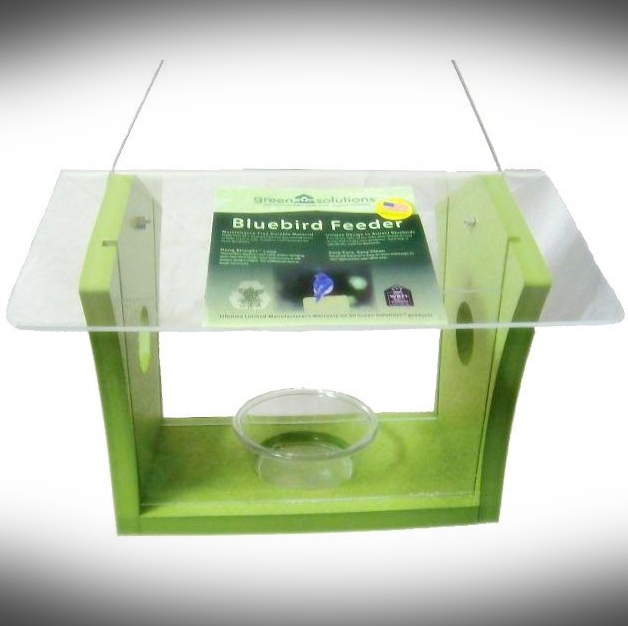 Green Solutions Recycled Plastic Bluebird Feeder