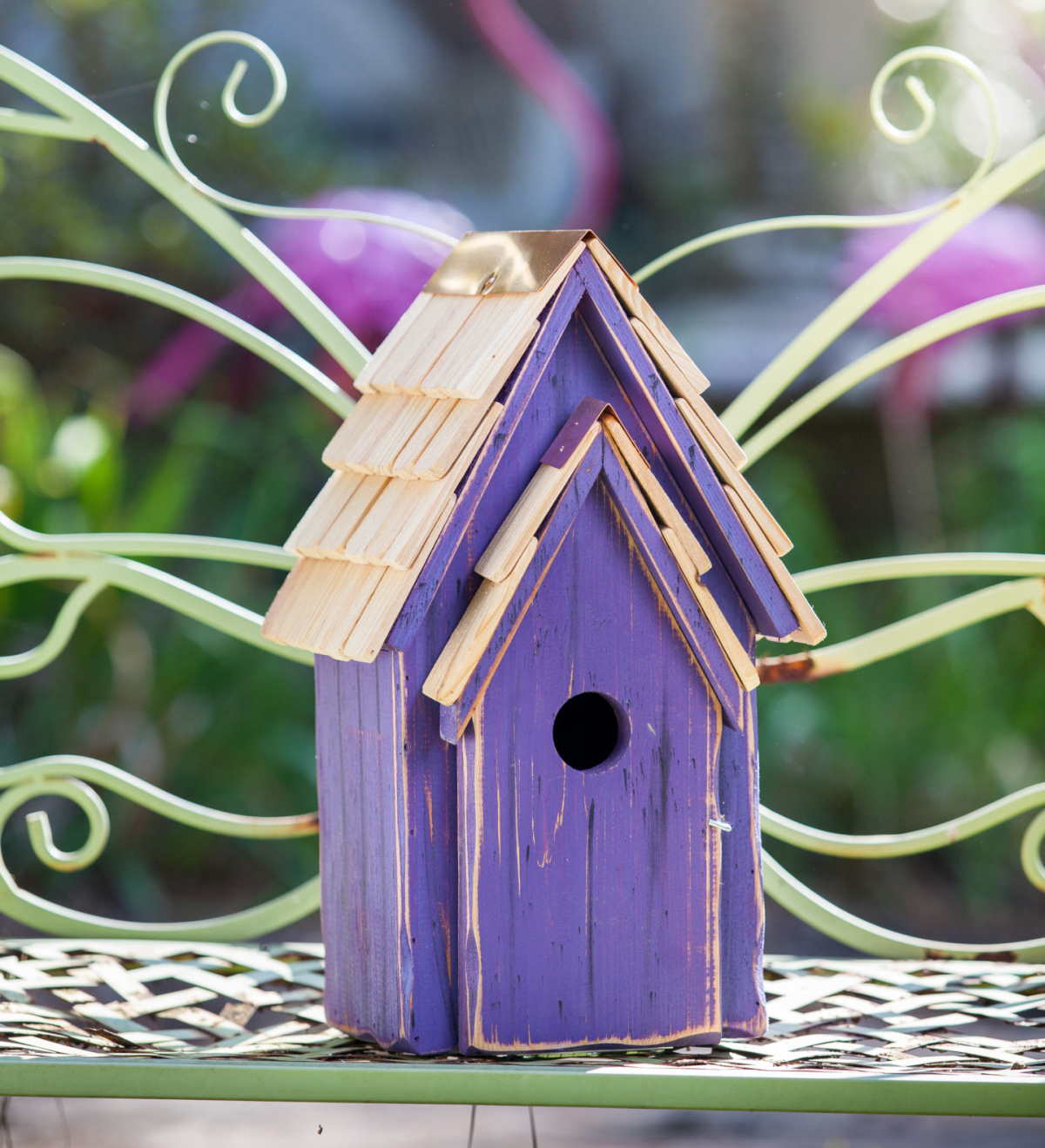 Bluebird Brights Birdhouse Purple