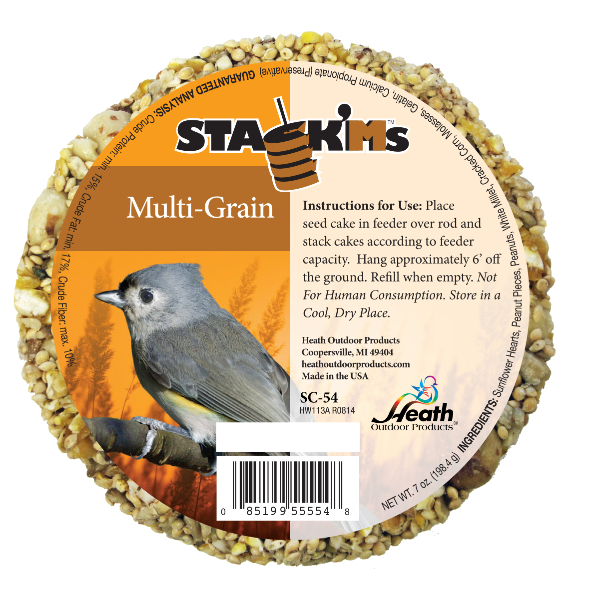 Stack'M Seed Cake Multi-Grain 6/Pack