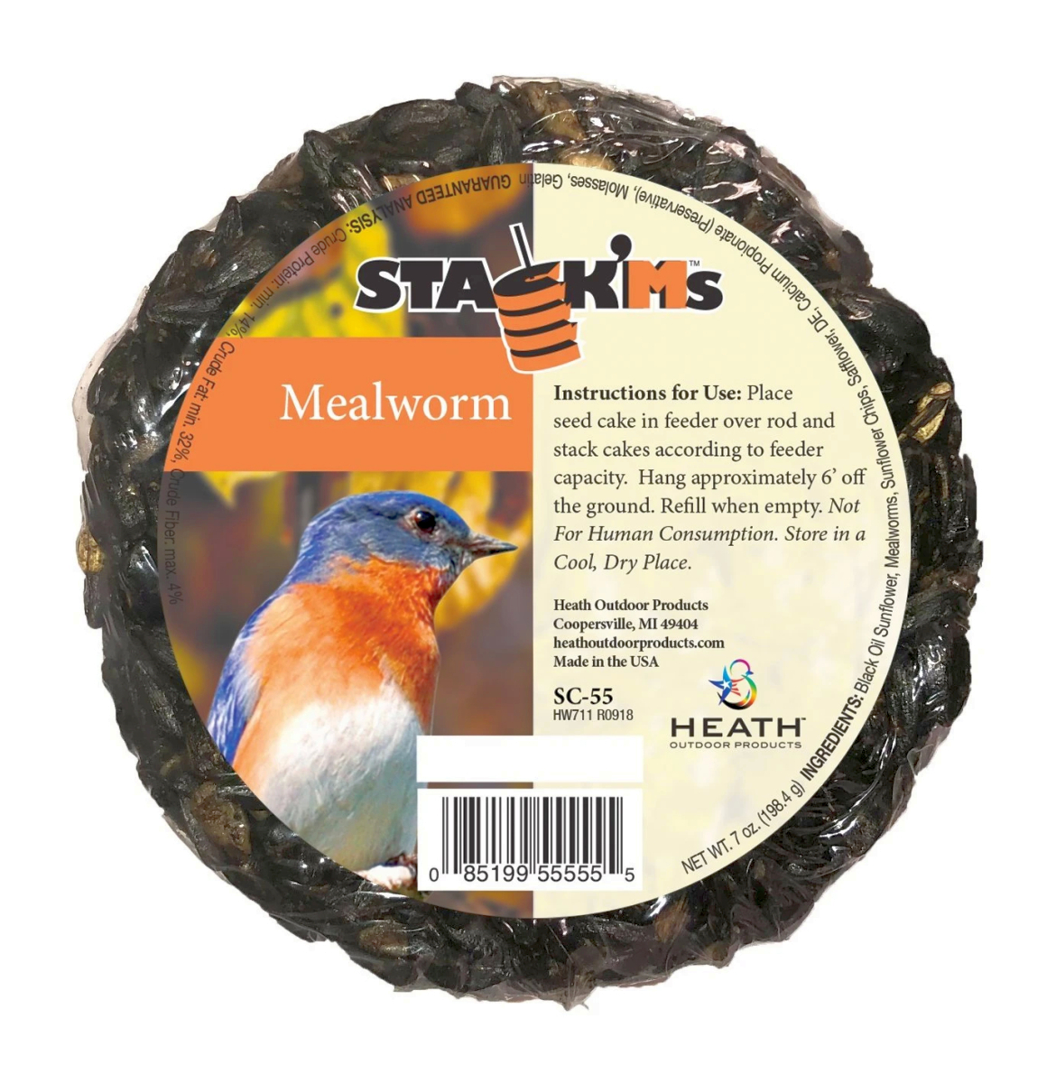 Stack'M Seed Cake Mealworm 6/Pack