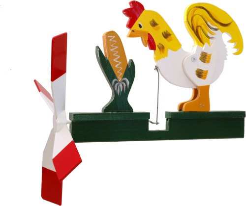 Classic Rooster Whirligig
