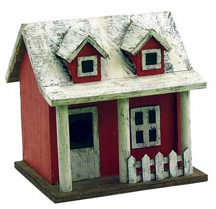 Barnstorm Picket Fence Cottage Birdhouse