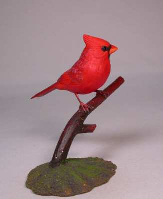 Carved Northern Cardinal Male 5