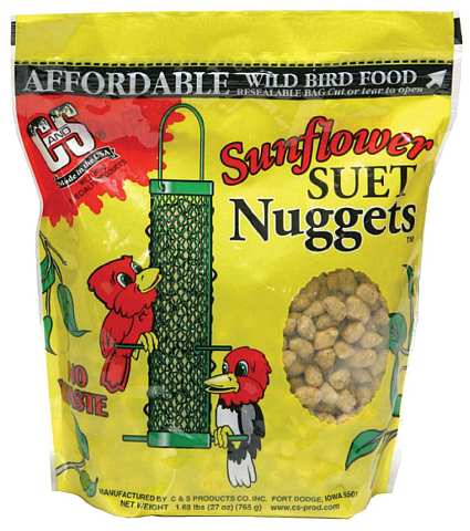 Sunflower Suet Nuggets 27 oz. 6/Pack