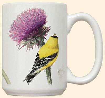 Goldfinch 15 oz Coffee Mug 2/Set