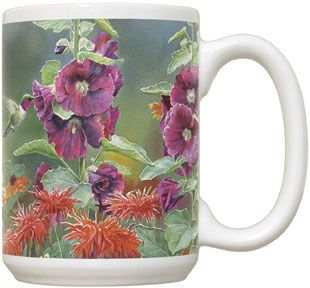 Hummingbird 15 oz Coffee Mug 2/Set