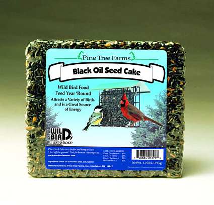 Black Oil Sunflower Seed 1.75 lb Cake 3/Pack