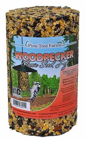 Nutsie Woodpecker Seed Log 40 oz Twin Pack