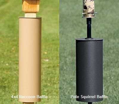 Cylinder Squirrel and Raccoon Baffles