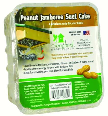 Songbird Peanut Jamboree Suet Cake 6-Pack