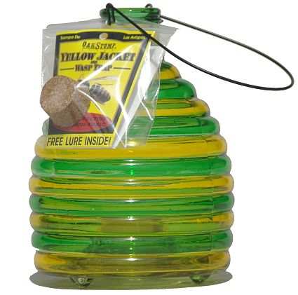 Oak Stump Farm Glass Wasp Trap, Effective Non-Toxic Control of Yellow  Jackets and Wasps at Fiddle Creek Farms