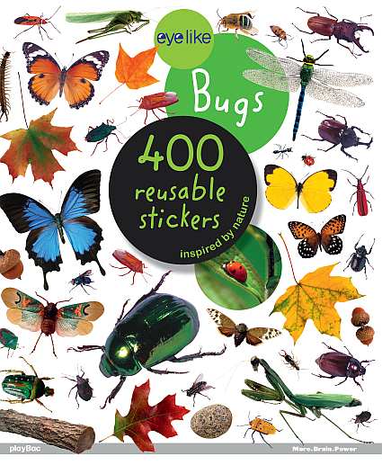 Eyelike Bugs 400 Reusable Stickers Book