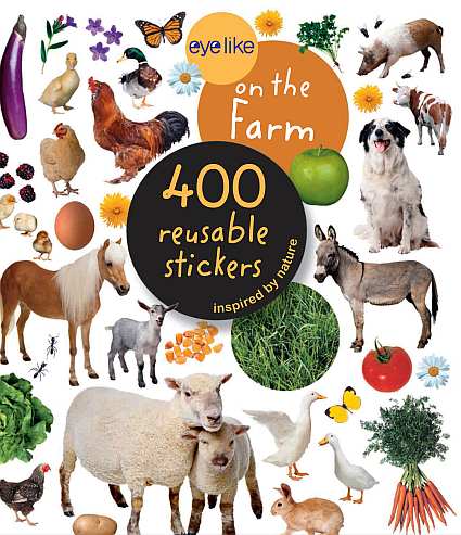 Eyelike On the Farm 400 Reusable Stickers Book