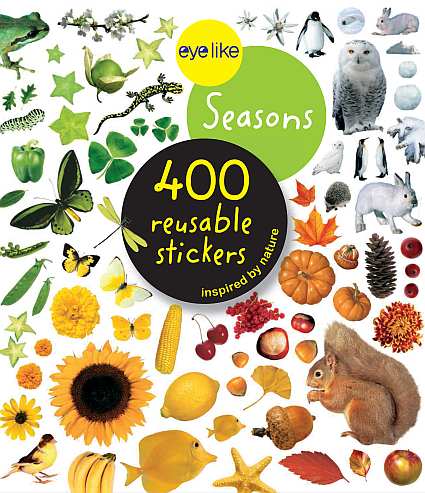 Eyelike Seasons 400 Reusable Stickers Book