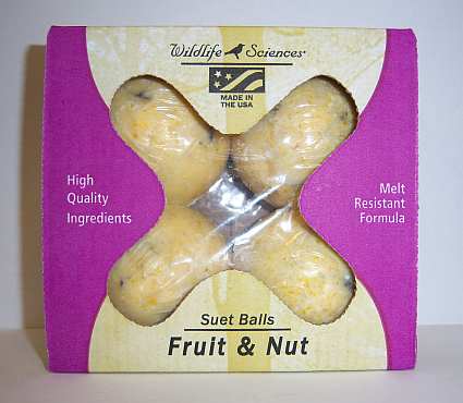 Wildlife Sciences Fruit & Nut Suet Balls 24/Pack